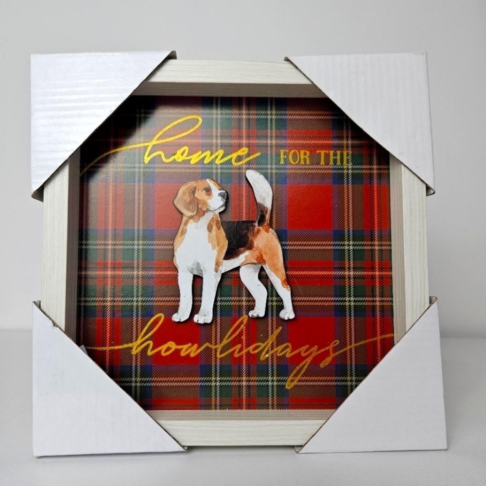 Home for the howlidays framed art work